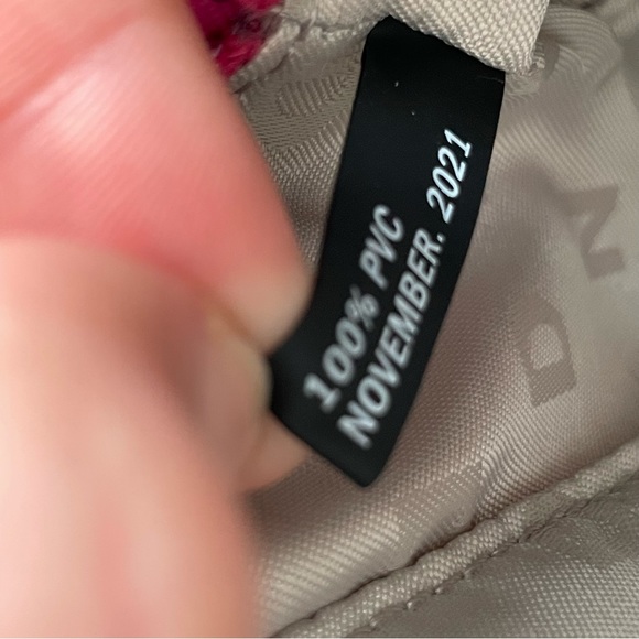 DKNY Bryant Dome Crossbody Bag Lipstick Pink Faux Leather - Picture 7 of 7